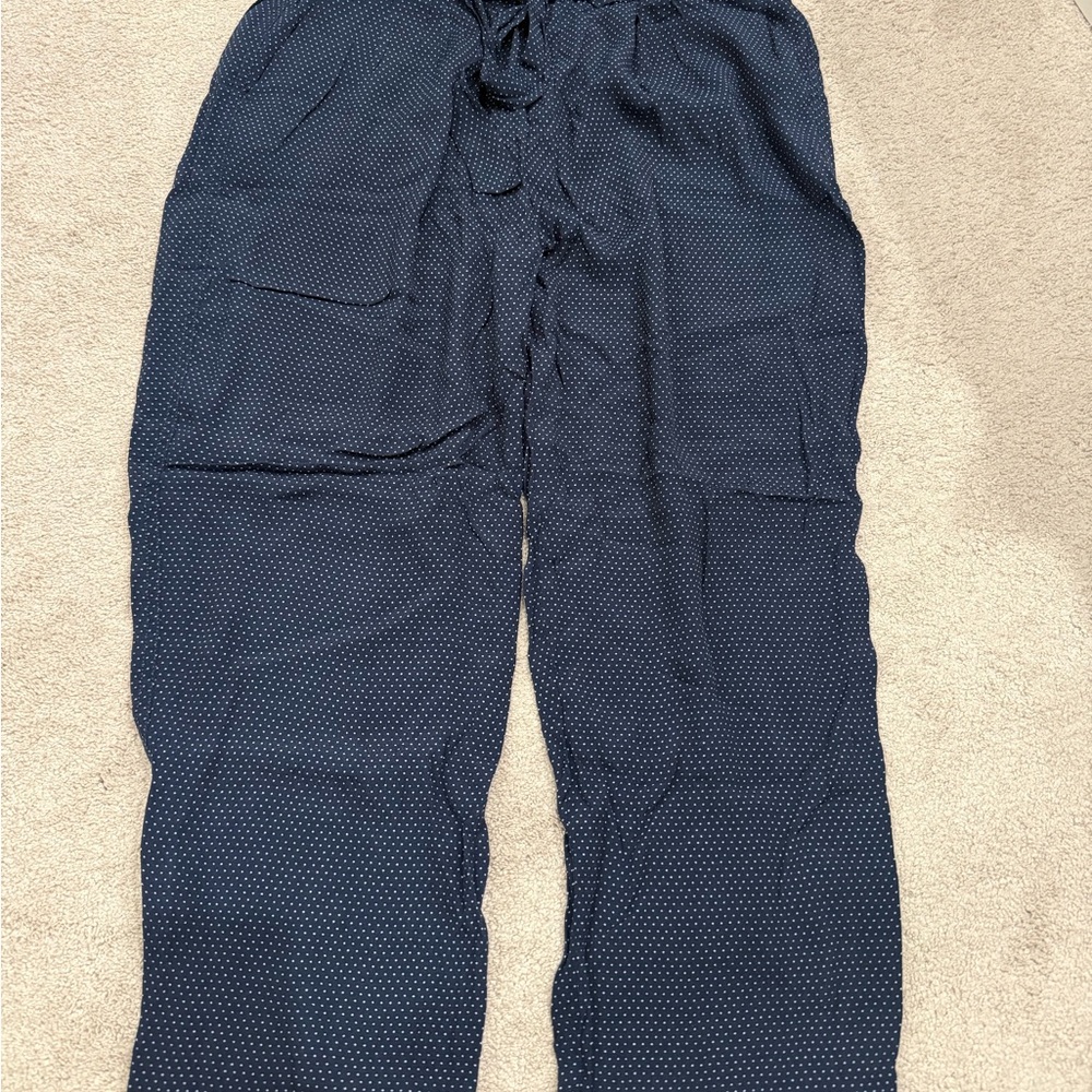 NWT Women’s Navy Blue Polka Dot PJ bottoms